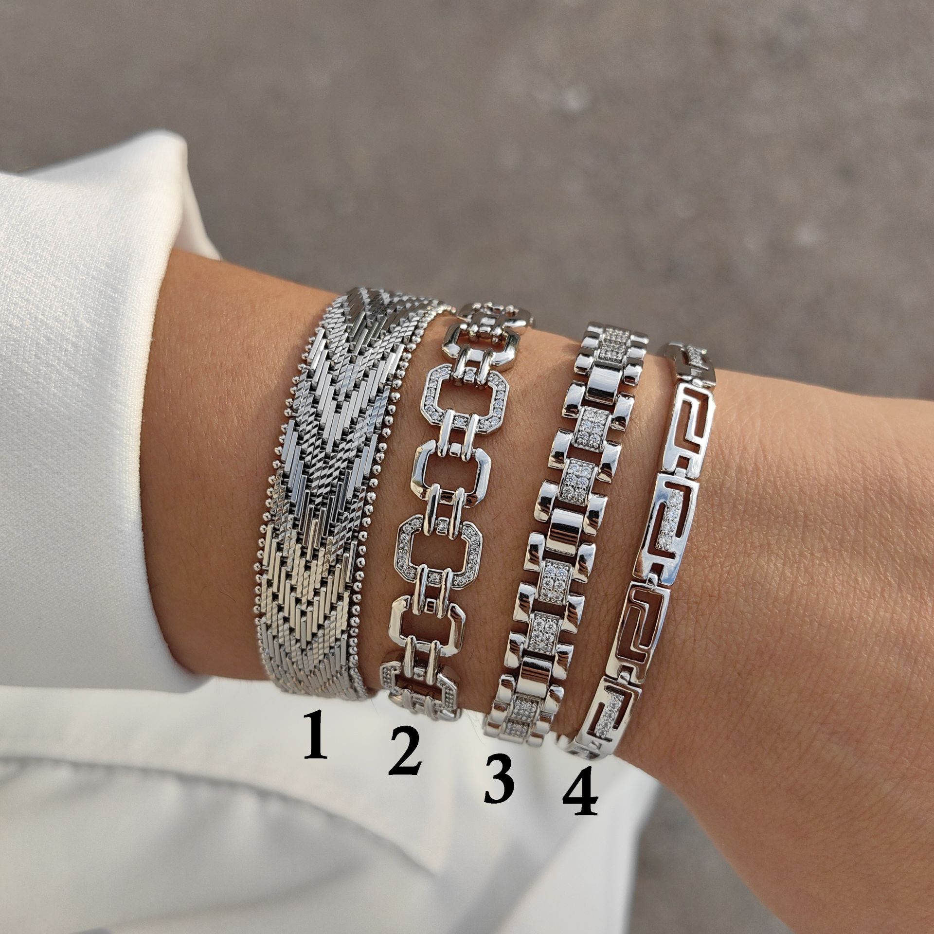 SİLVER KAPLAMA KUYUM MODEL BİLEKLİKLER