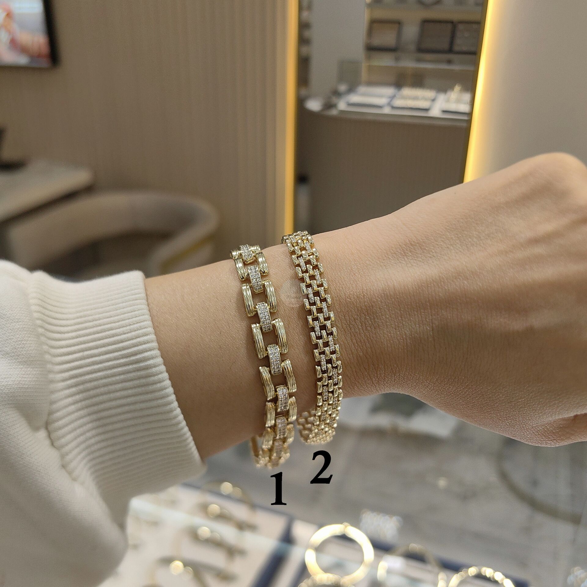 14K ALTIN KAPLAMA BİLEKLİKLER