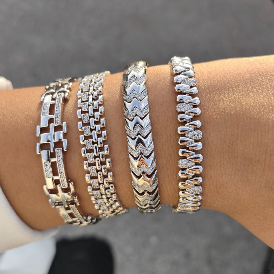 SİLVER KAPLAMA KUYUM BİLEKLİKLER