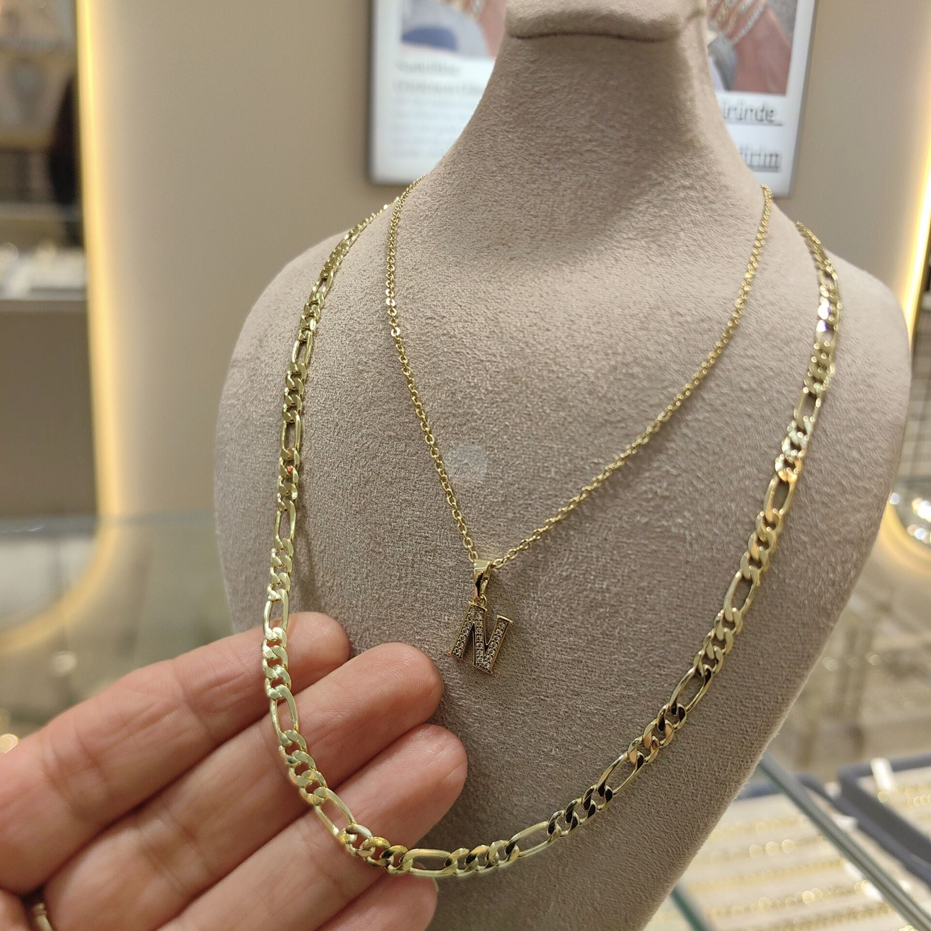 14K ALTIN KAPLAMA KOLYELER