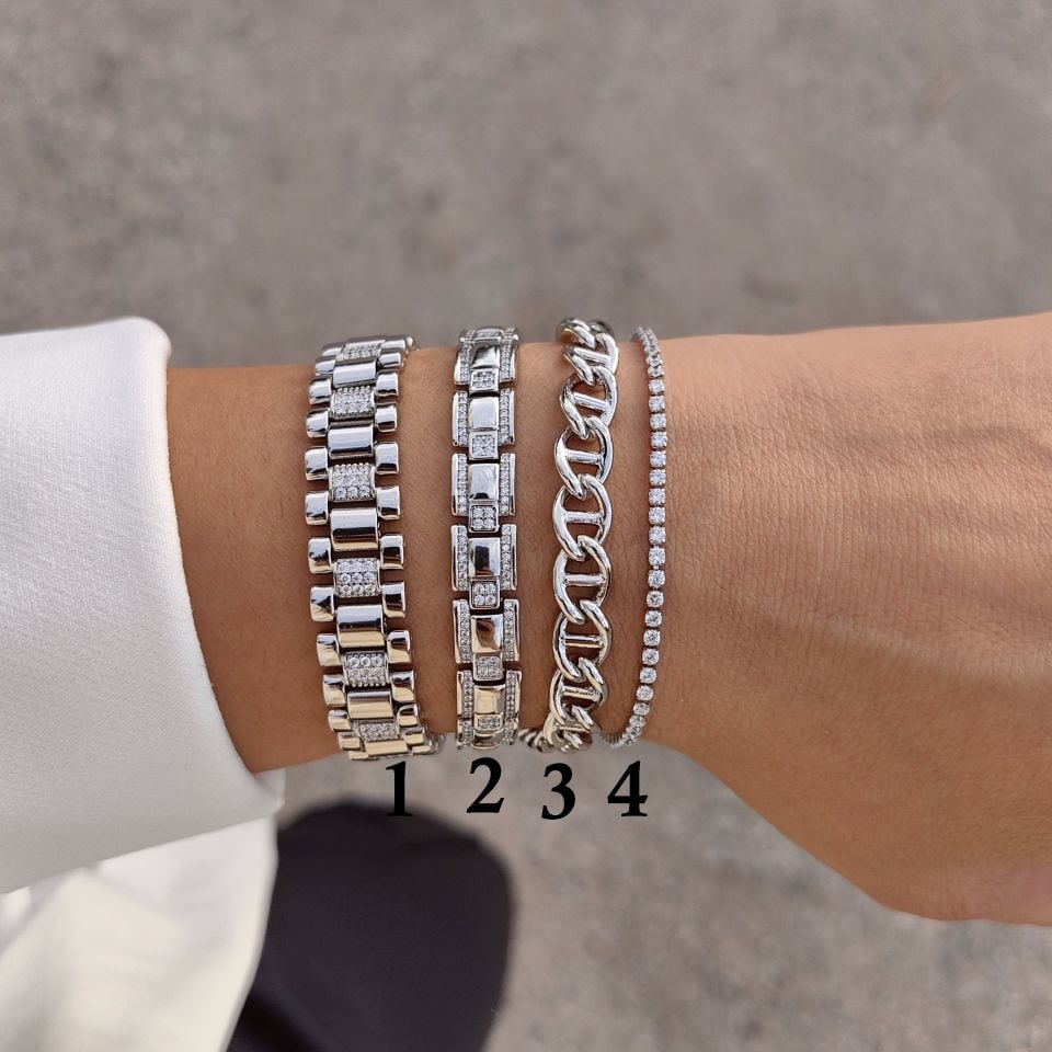 SİLVER KAPLAMA YENİ SEZON BİLEKLİKLER