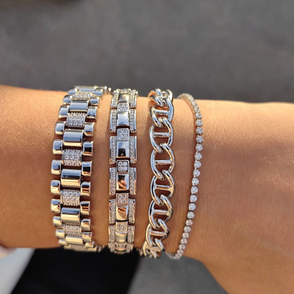 SİLVER KAPLAMA YENİ SEZON BİLEKLİKLER