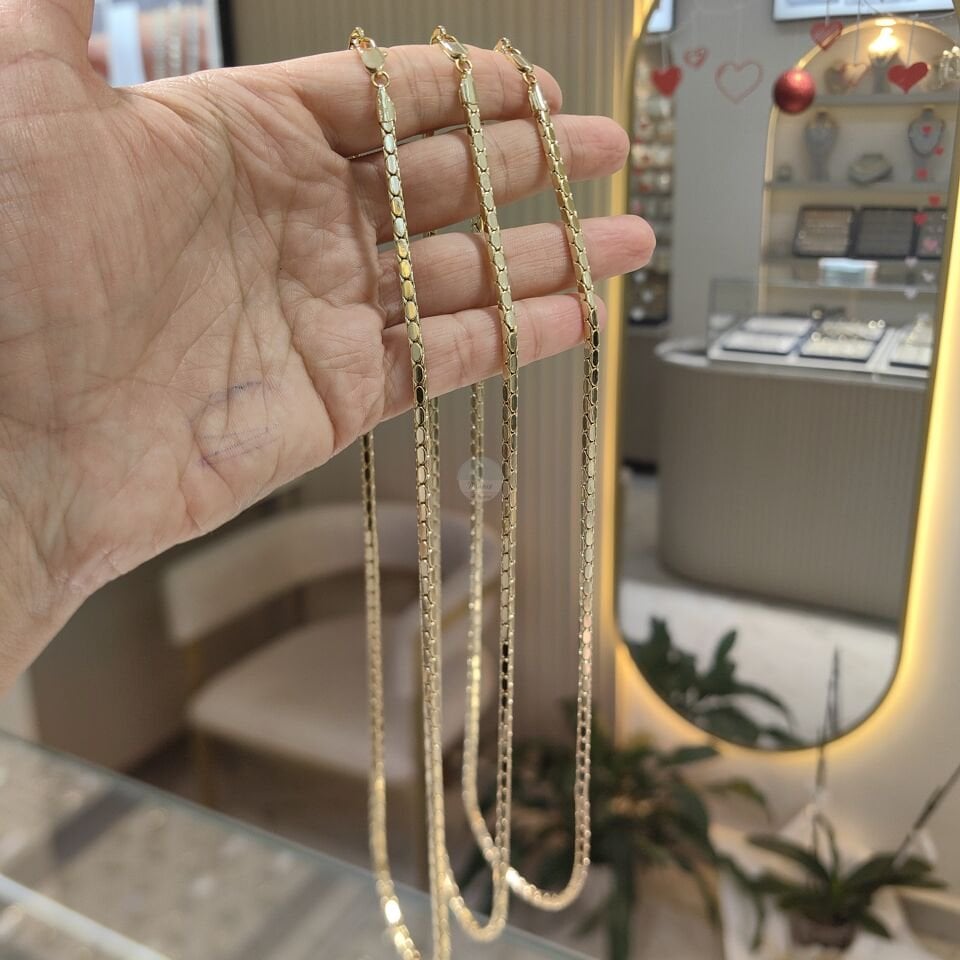 14K ALTIN KAPLAMA ZİNCİR
