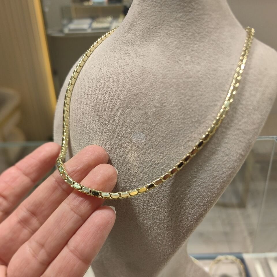 14K ALTIN KAPLAMA ZİNCİR