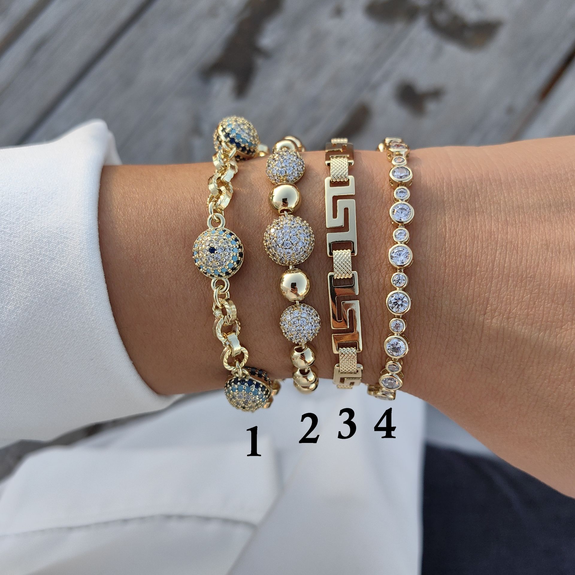 14K ALTIN KAPLAMA YENİ SEZON BİLEKLİKLER