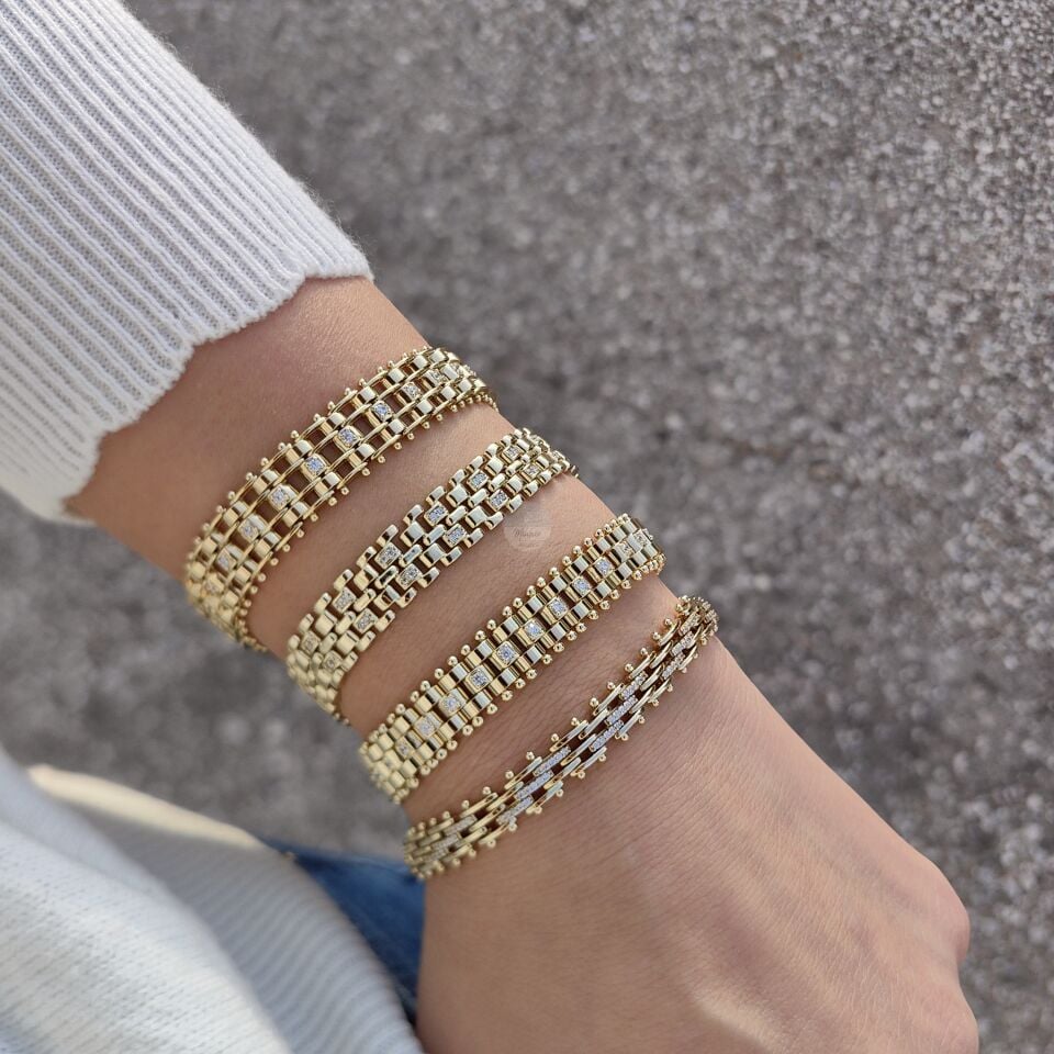 14K ALTIN KAPLAMA BİLEKLİKLER