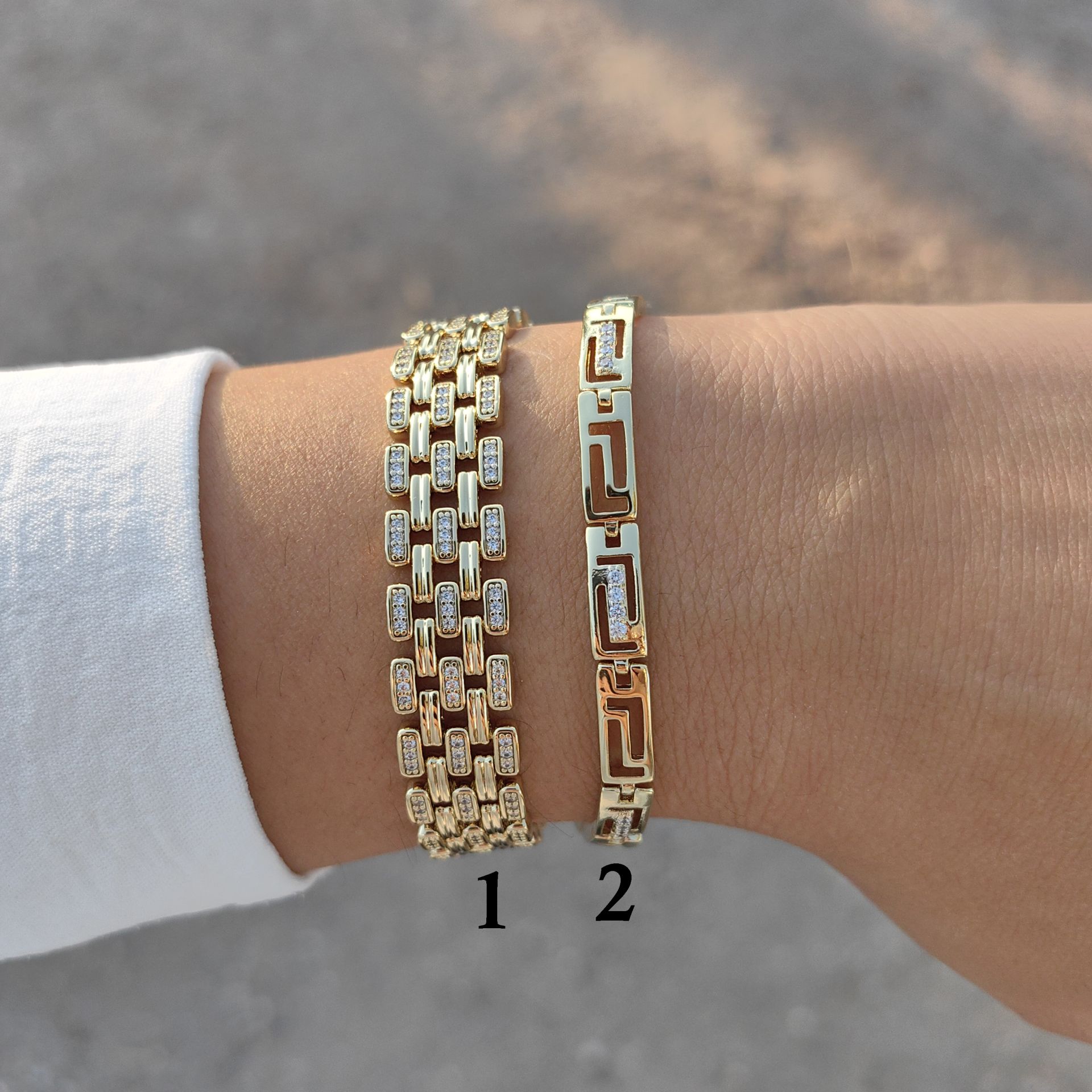 14K ALTIN KAPLAMA 2Lİ KOMBİN