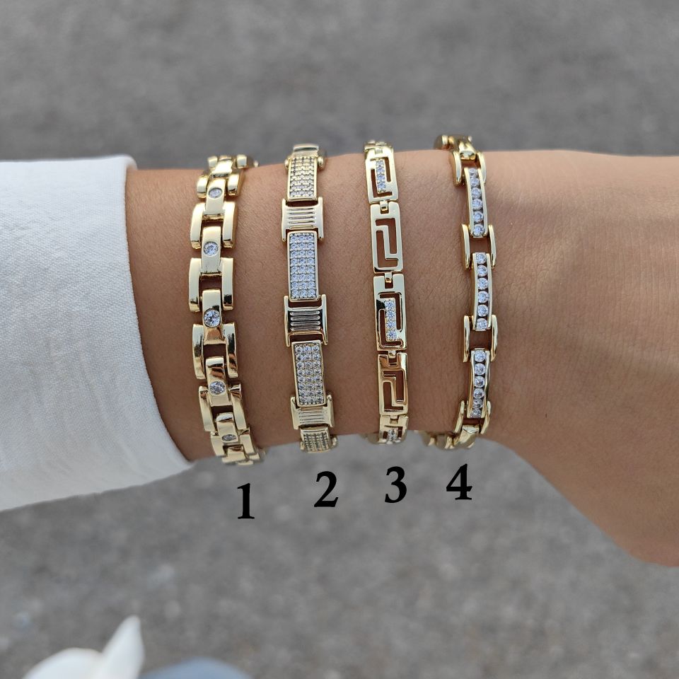 14K ALTIN KAPLAMA BİLEKLİKLER