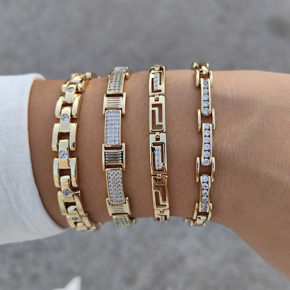 14K ALTIN KAPLAMA BİLEKLİKLER