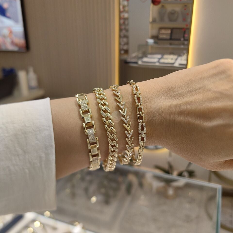 14K ALTIN KAPLAMA BİLEKLİKLER