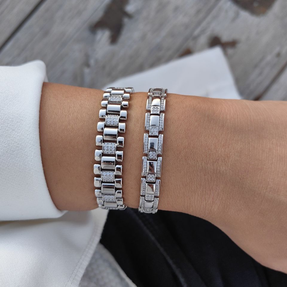 SİLVER KAPLAMA RLX BİLEKLİKLER