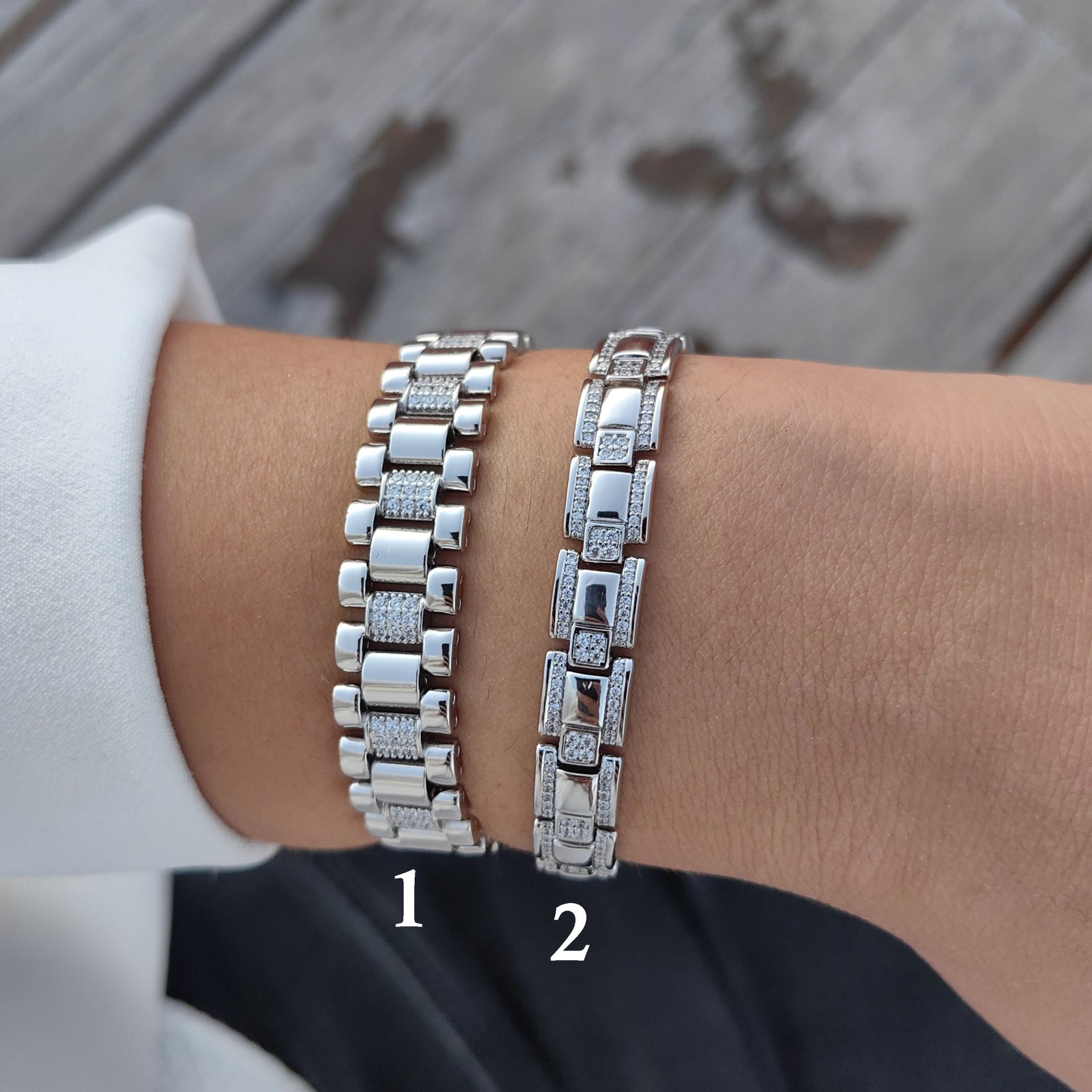 SİLVER KAPLAMA RLX BİLEKLİKLER