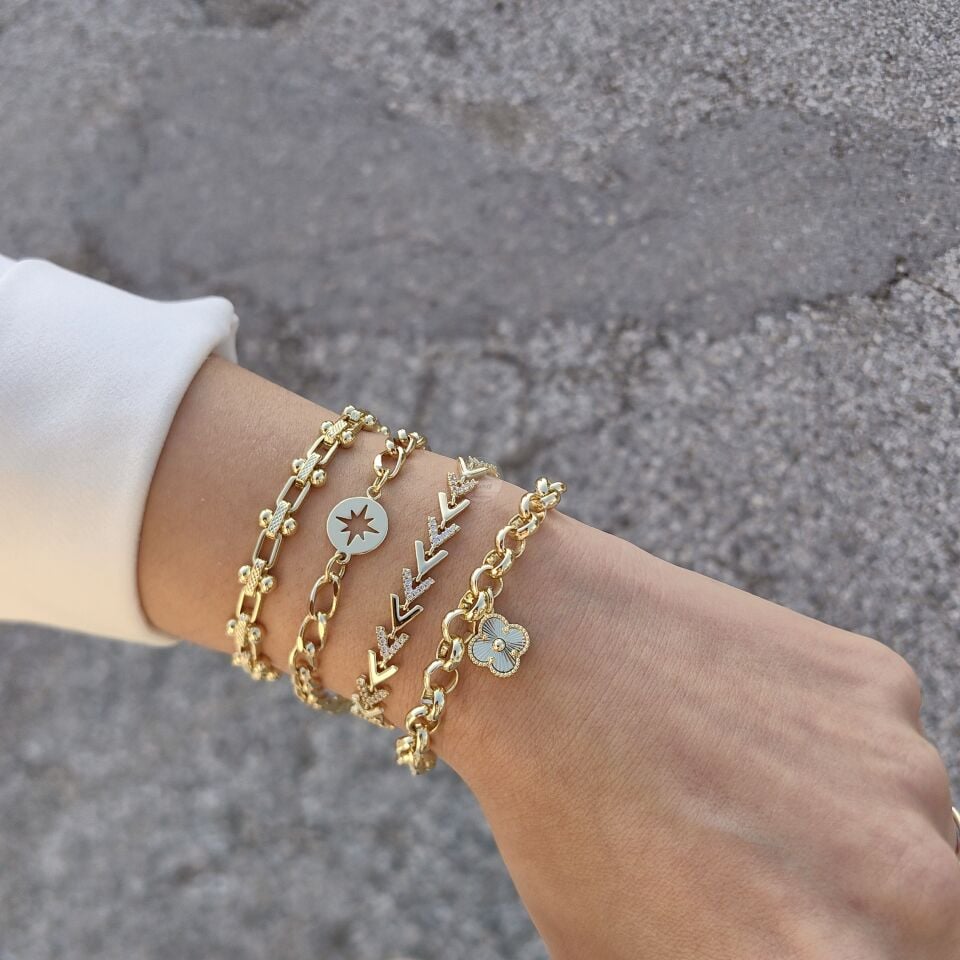 14K ALTIN KAPLAMA BİLEKLİKLER