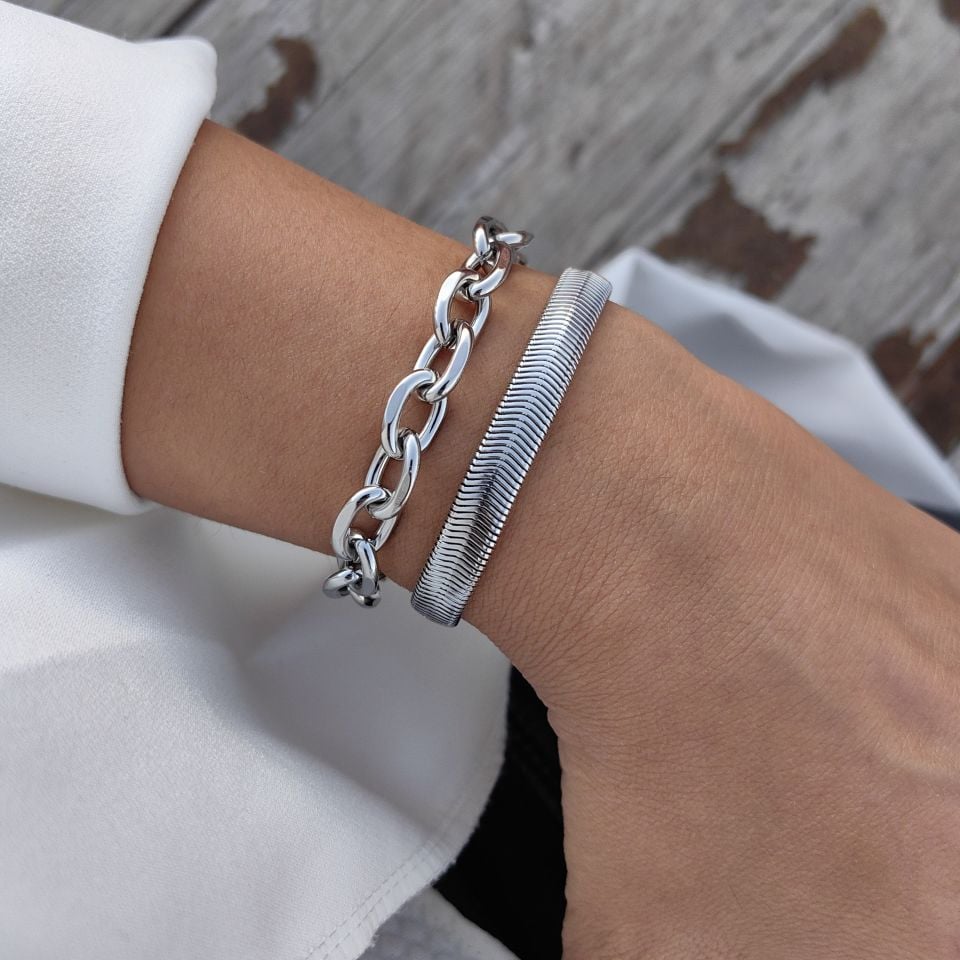 ÇELİK SİLVER  BİLEKLİKLER