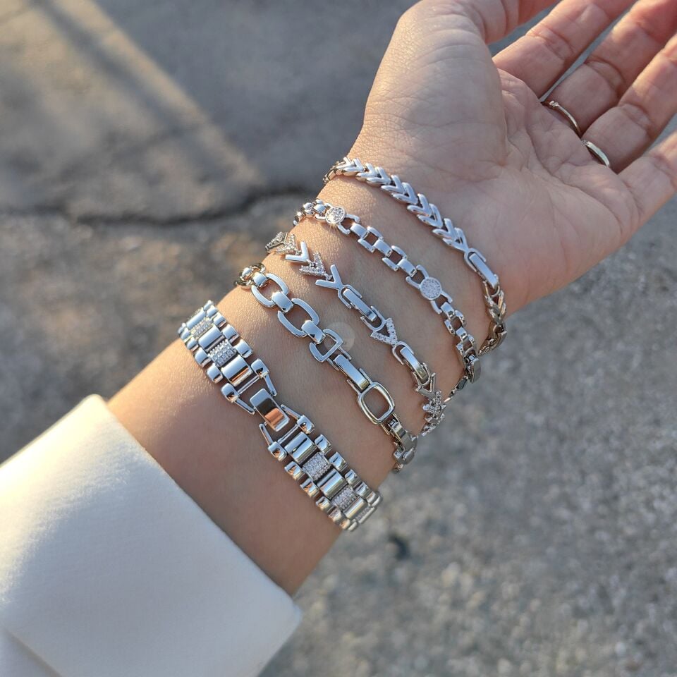 SİLVER KAPLAMA BİLEKLİKLER