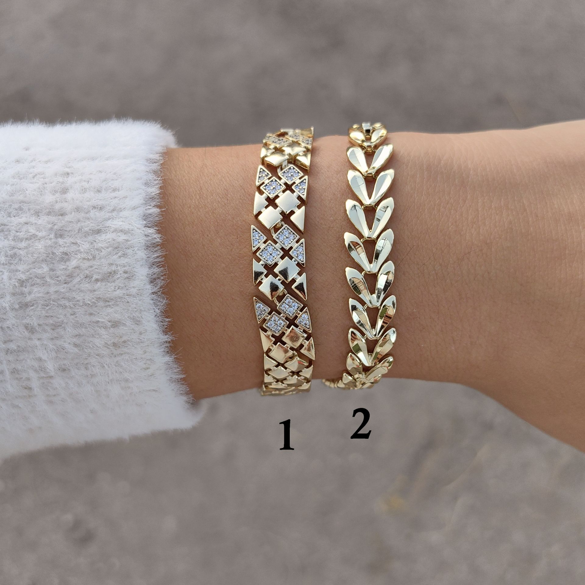 14K ALTIN KAPLAMA 2Lİ KOMBİN