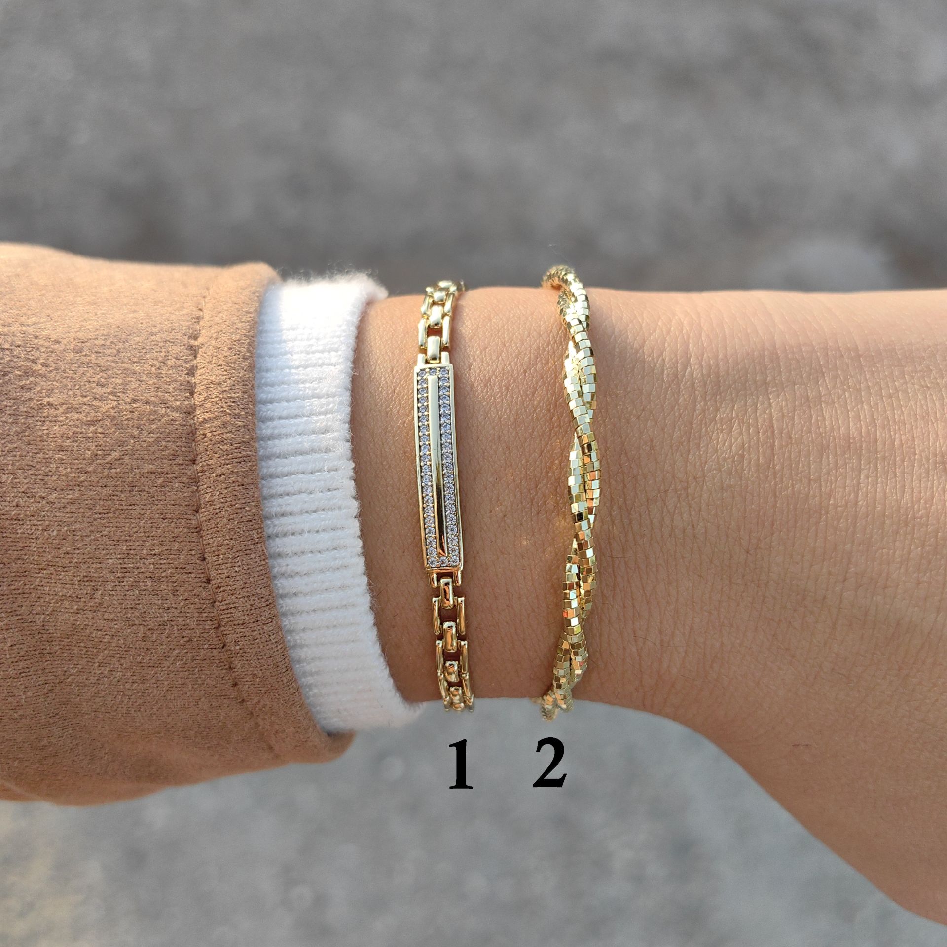 14 AYAR ALTIN KAPLAMA BİLEKLİKLER