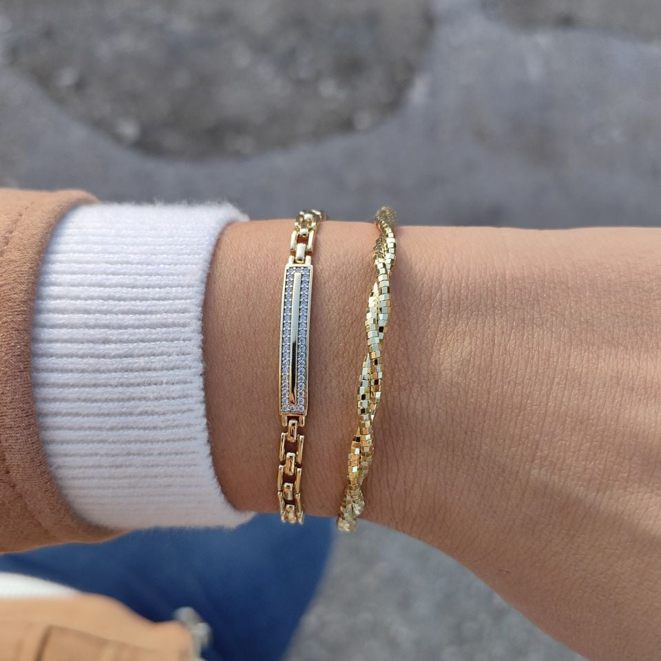 14 AYAR ALTIN KAPLAMA BİLEKLİKLER