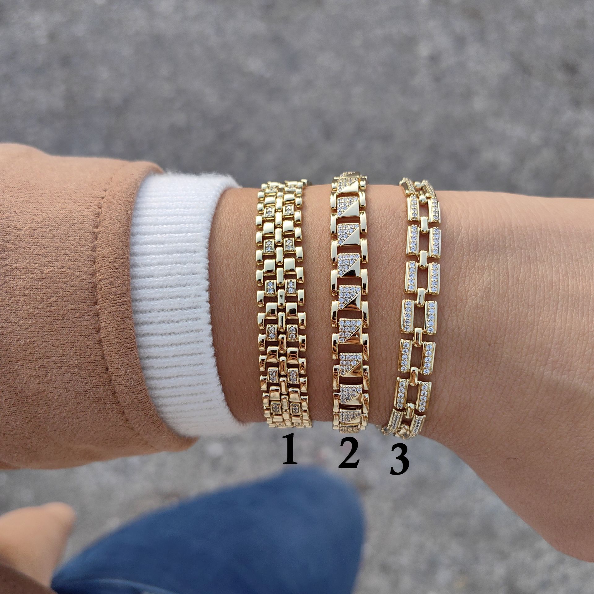 14 AYAR ALTIN KAPLAMA BİLEKLİKLER