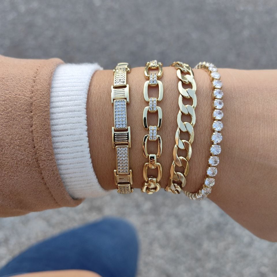 14 AYAR ALTIN KAPLAMA BİLEKLİKLER