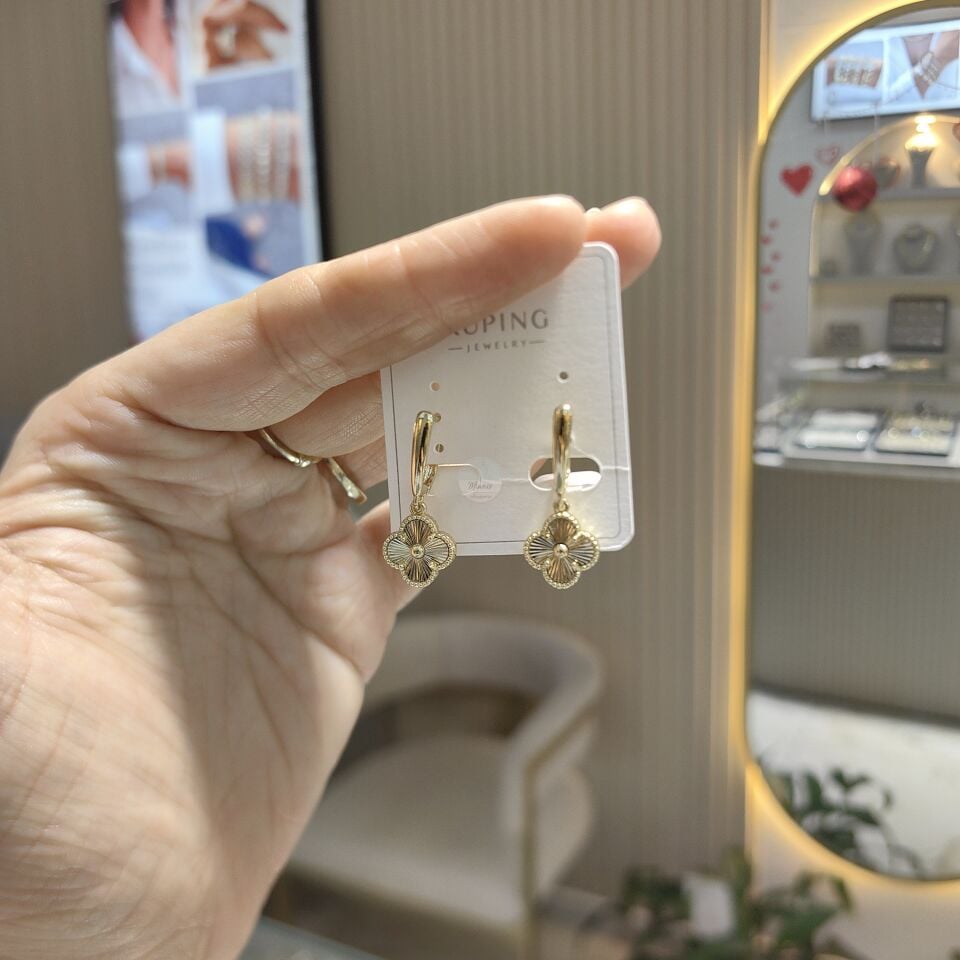 14K ALTIN KAPLAMA YONCA SET