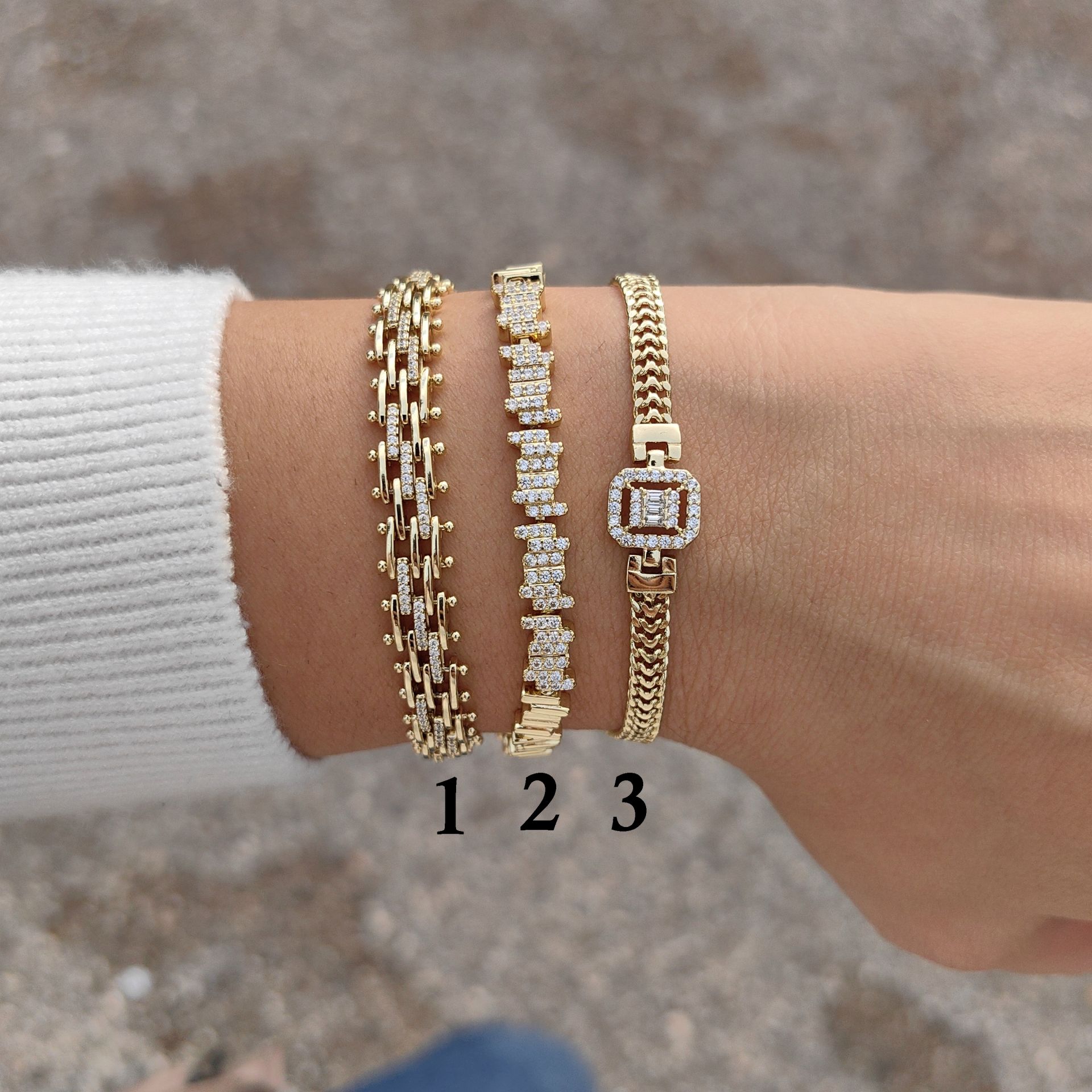 14 AYAR ALTIN KAPLAMA BİLEKLİKLER