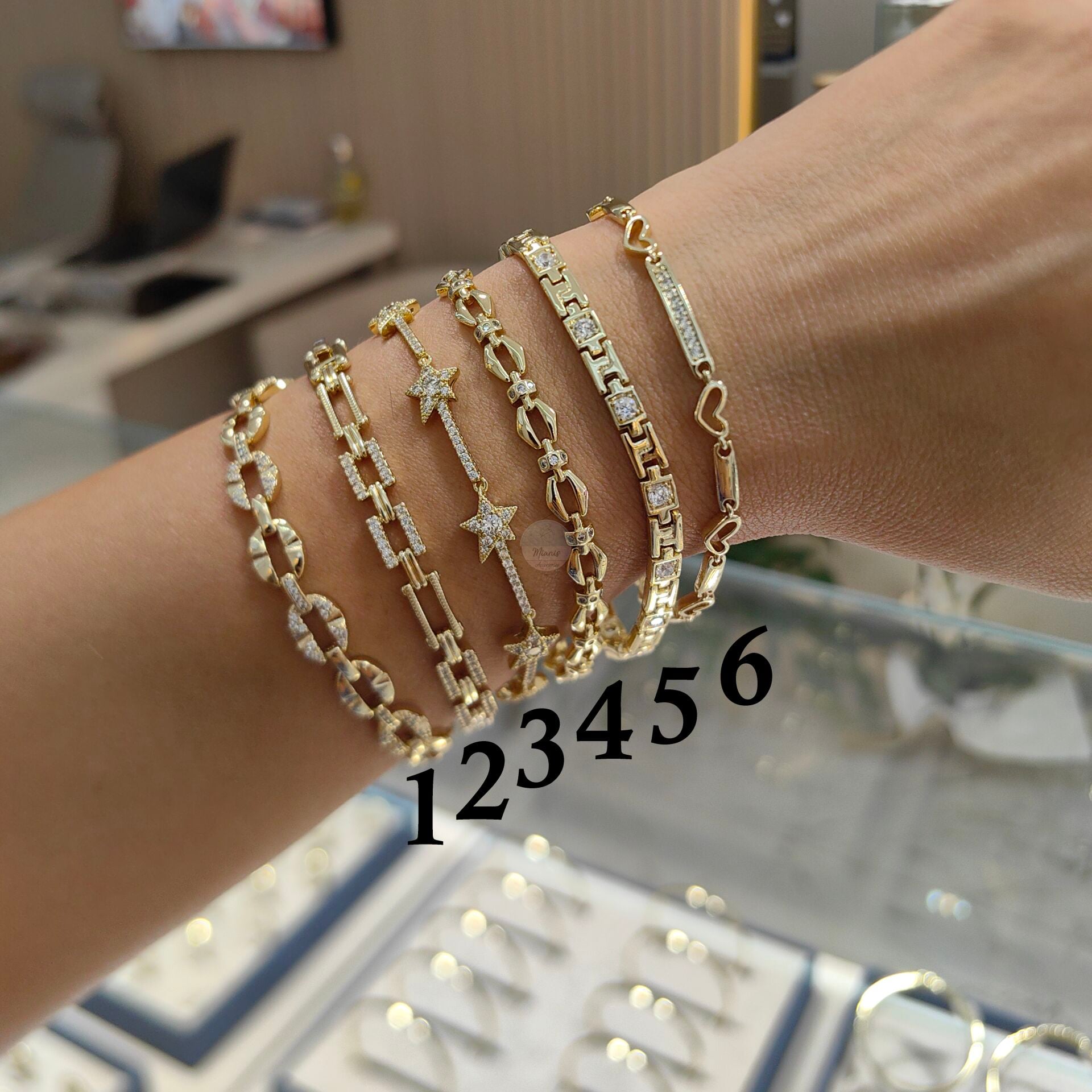 14K ALTIN KAPLAMA  BİLEKLİKLER
