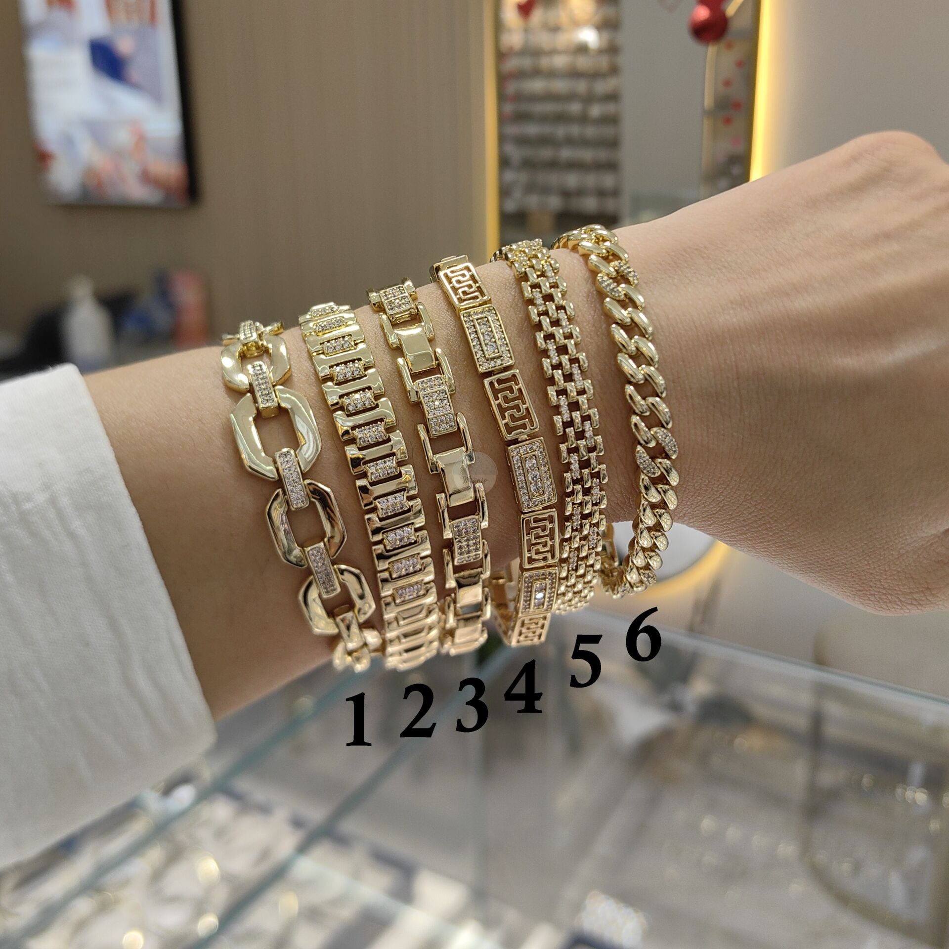 14K ALTIN KAPLAMA STAR BİLEKLİKLER