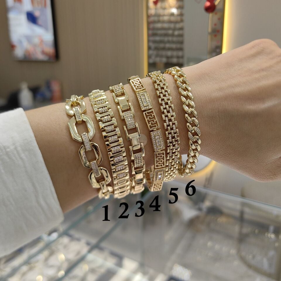 14K ALTIN KAPLAMA STAR BİLEKLİKLER