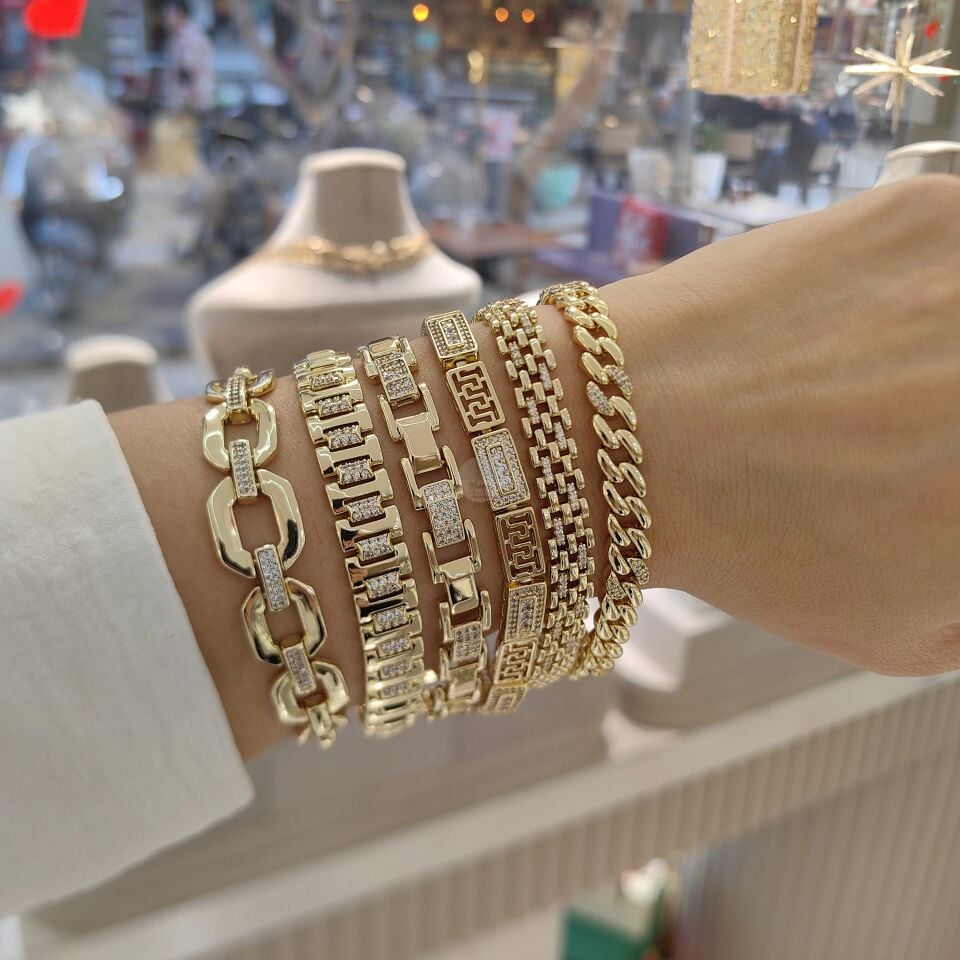 14K ALTIN KAPLAMA STAR BİLEKLİKLER