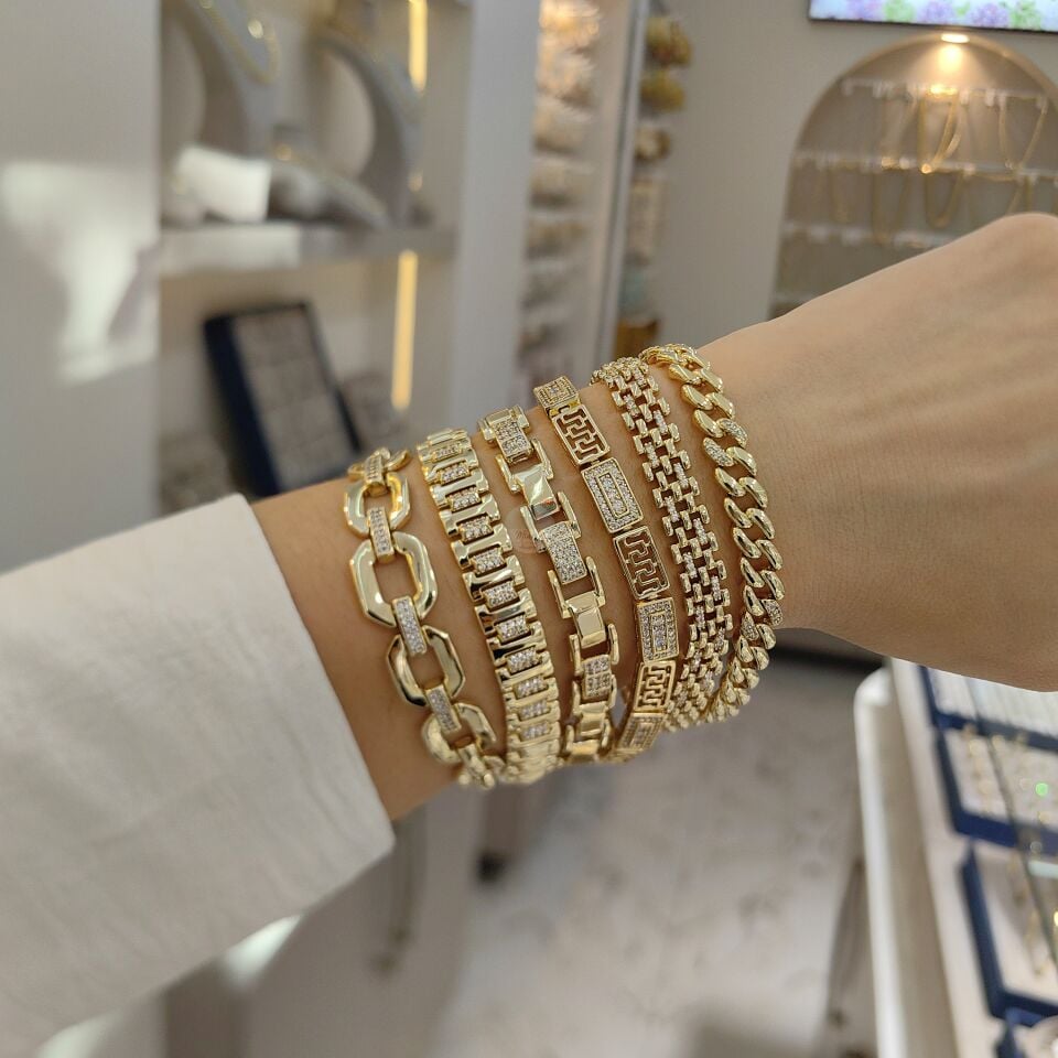 14K ALTIN KAPLAMA STAR BİLEKLİKLER