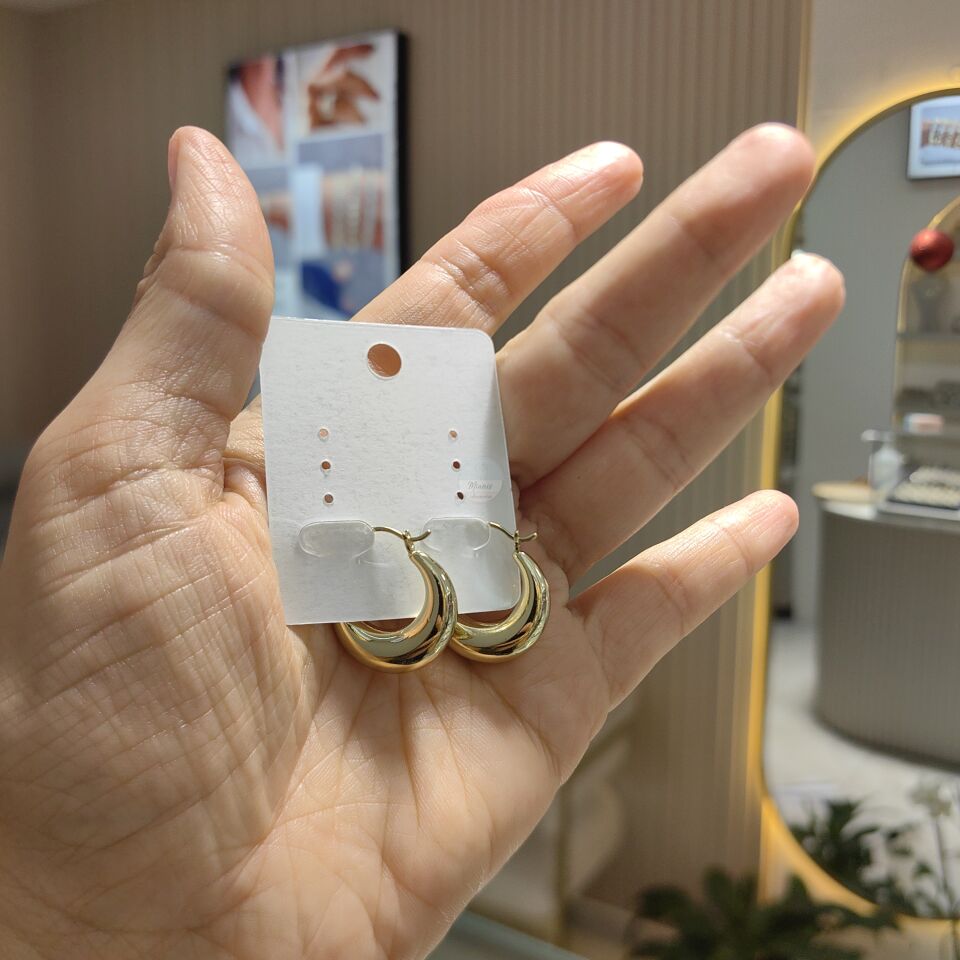 14K ALTIN KAPLAMA VİNTAGE KÜPE