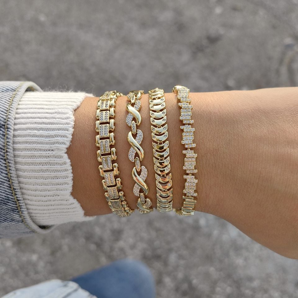 14K ALTIN KAPLAMA YENİ SEZON BİLEKLİKLER