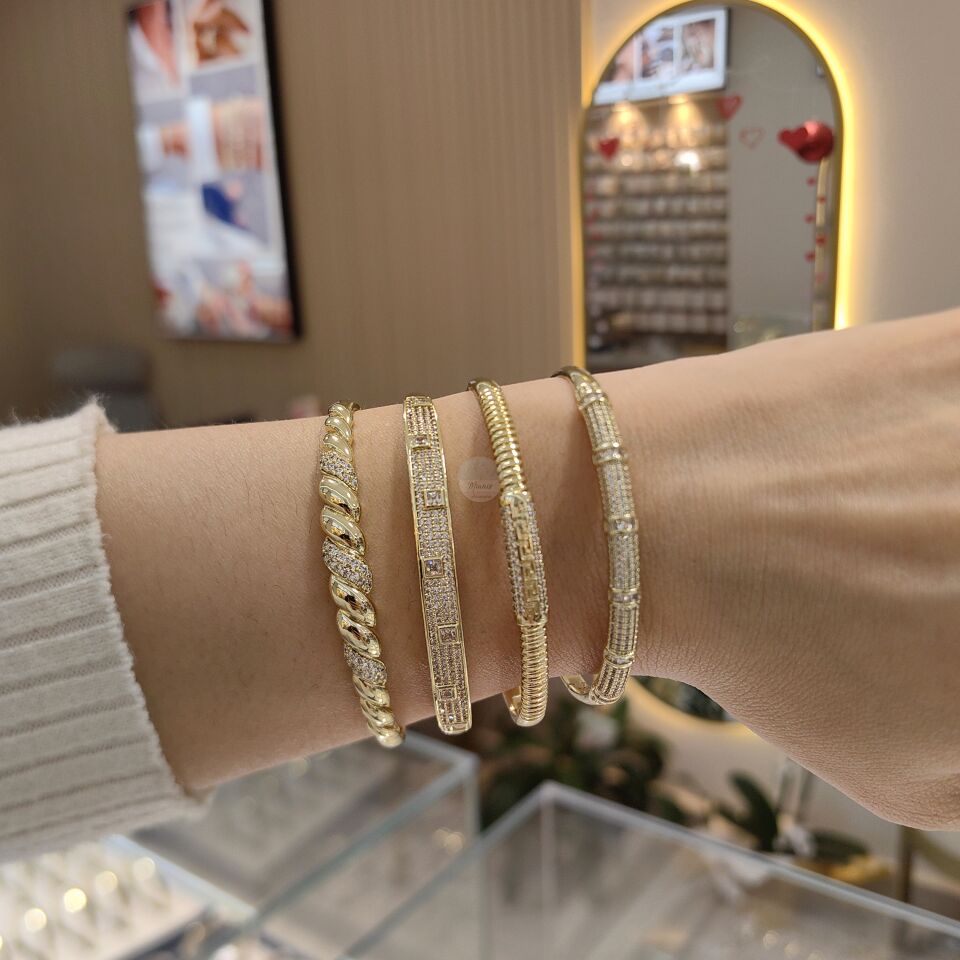 14K ALTIN KAPLAMA KELEPÇELER