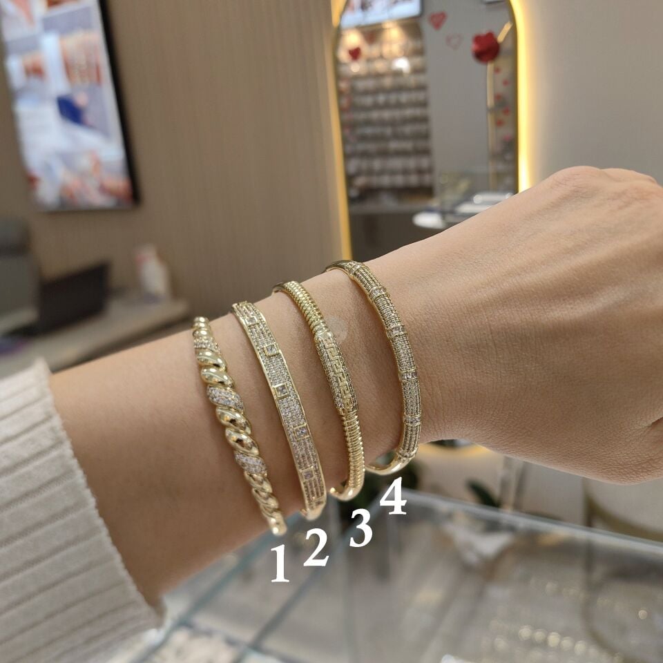 14K ALTIN KAPLAMA KELEPÇELER