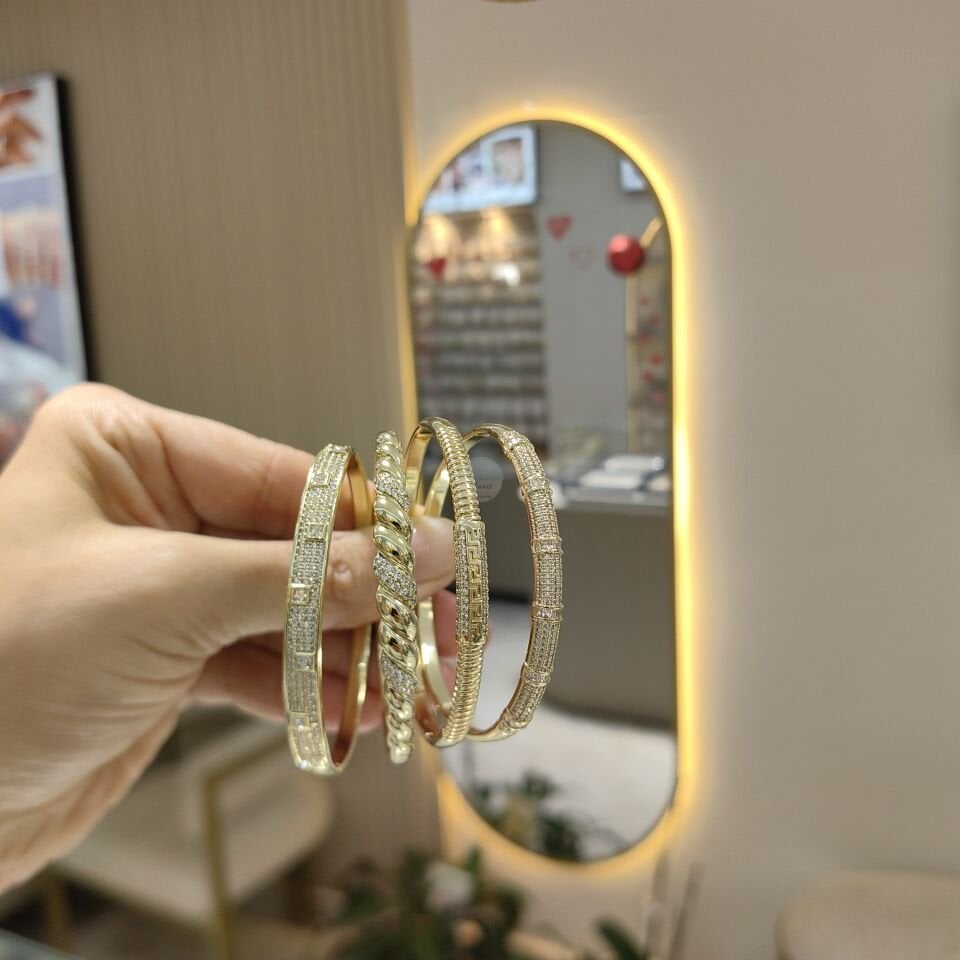 14K ALTIN KAPLAMA KELEPÇELER