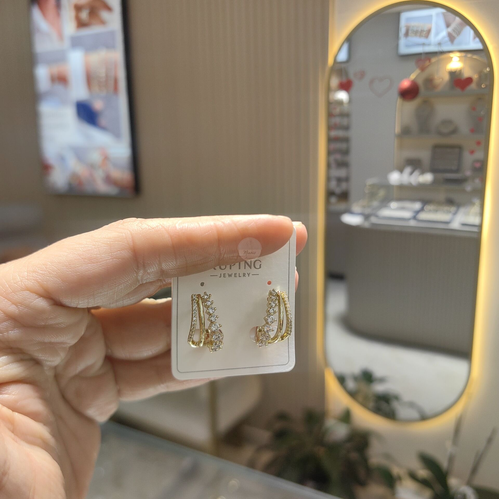 14K ALTIN KAPLAMA ROMANTIC KÜPE