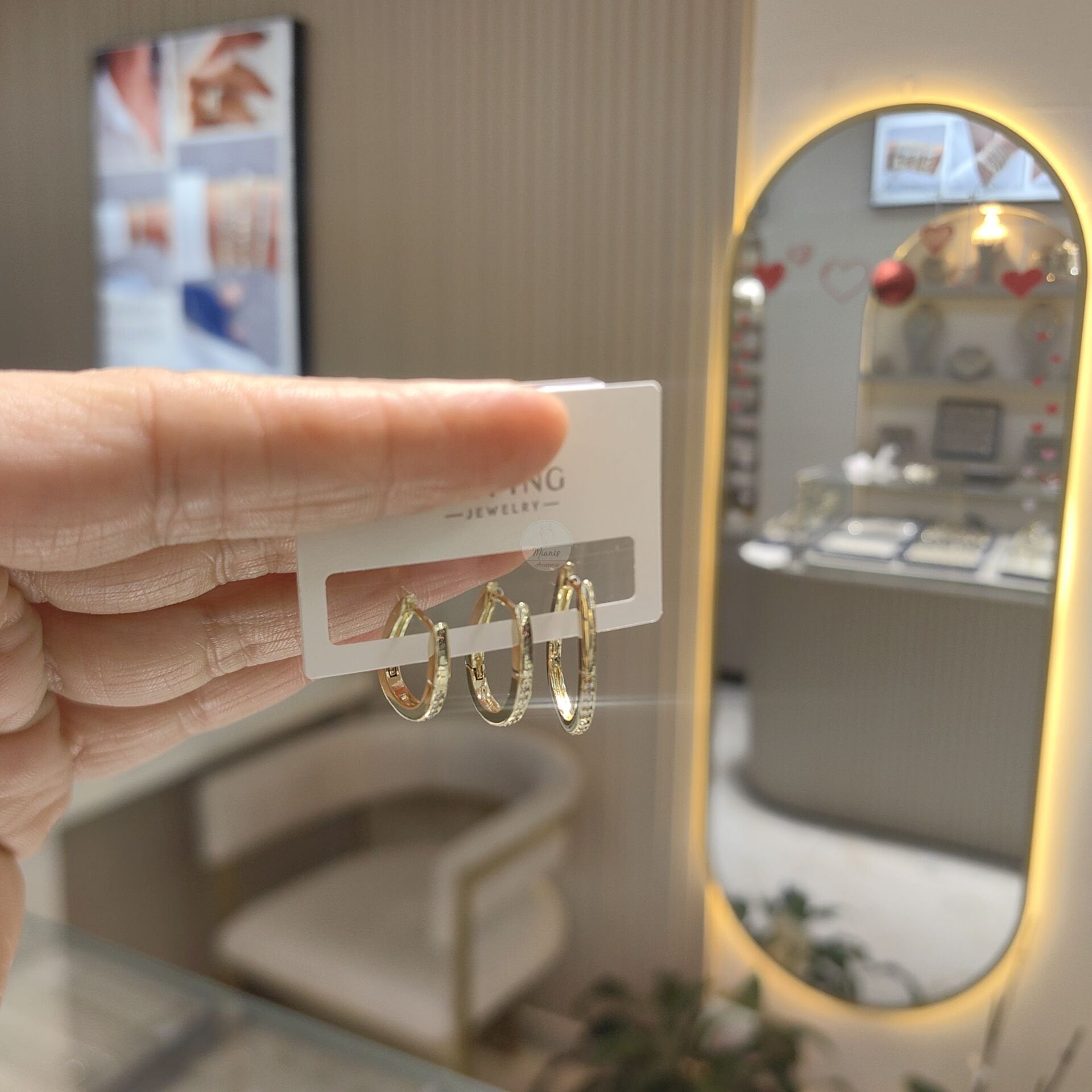 14K ALTIN KAPLAMA 3LÜ KÜPE