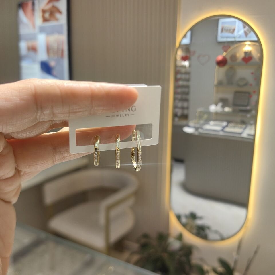 14K ALTIN KAPLAMA 3LÜ KÜPE