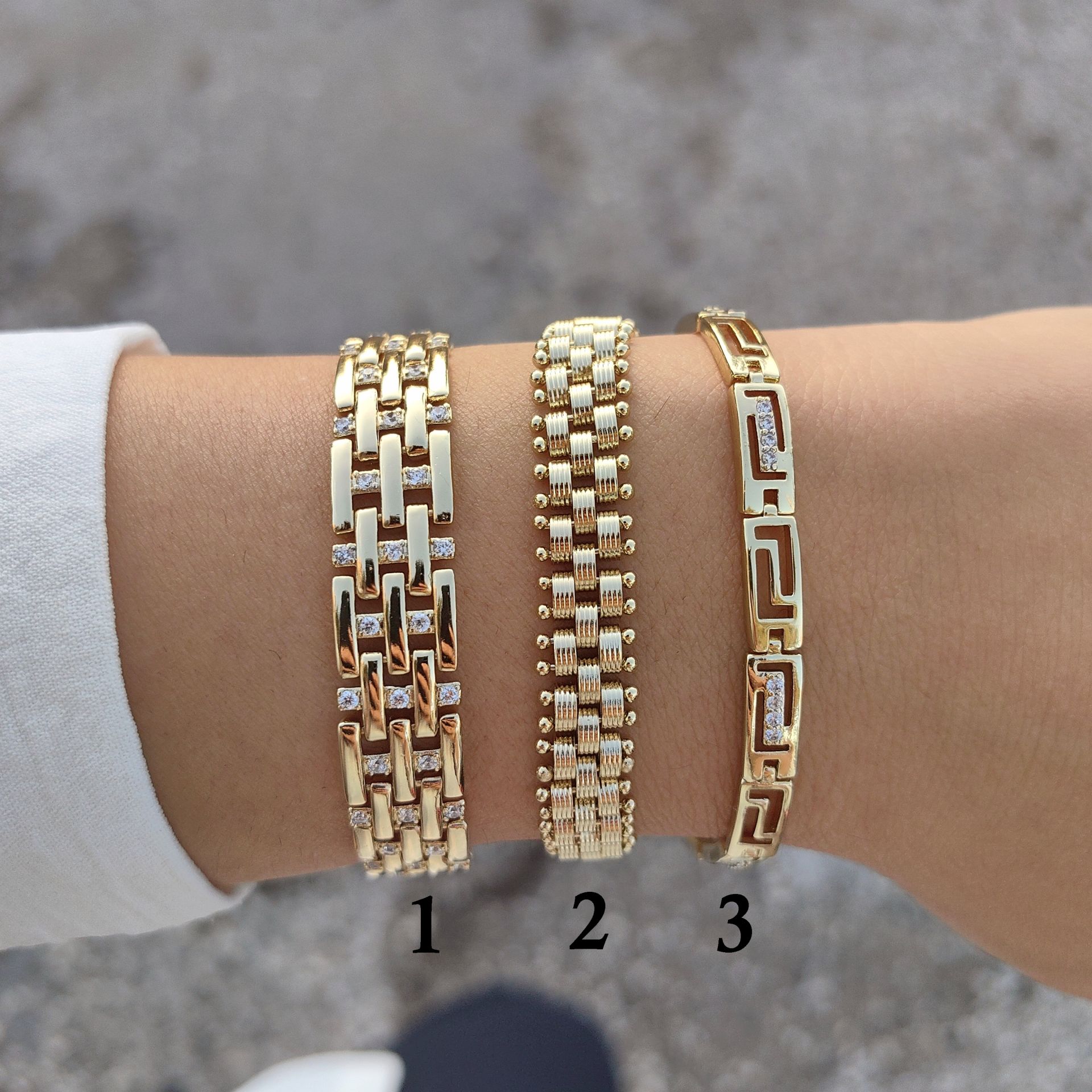 14 AYAR ALTIN KAPLAMA BİLEKLİKLER