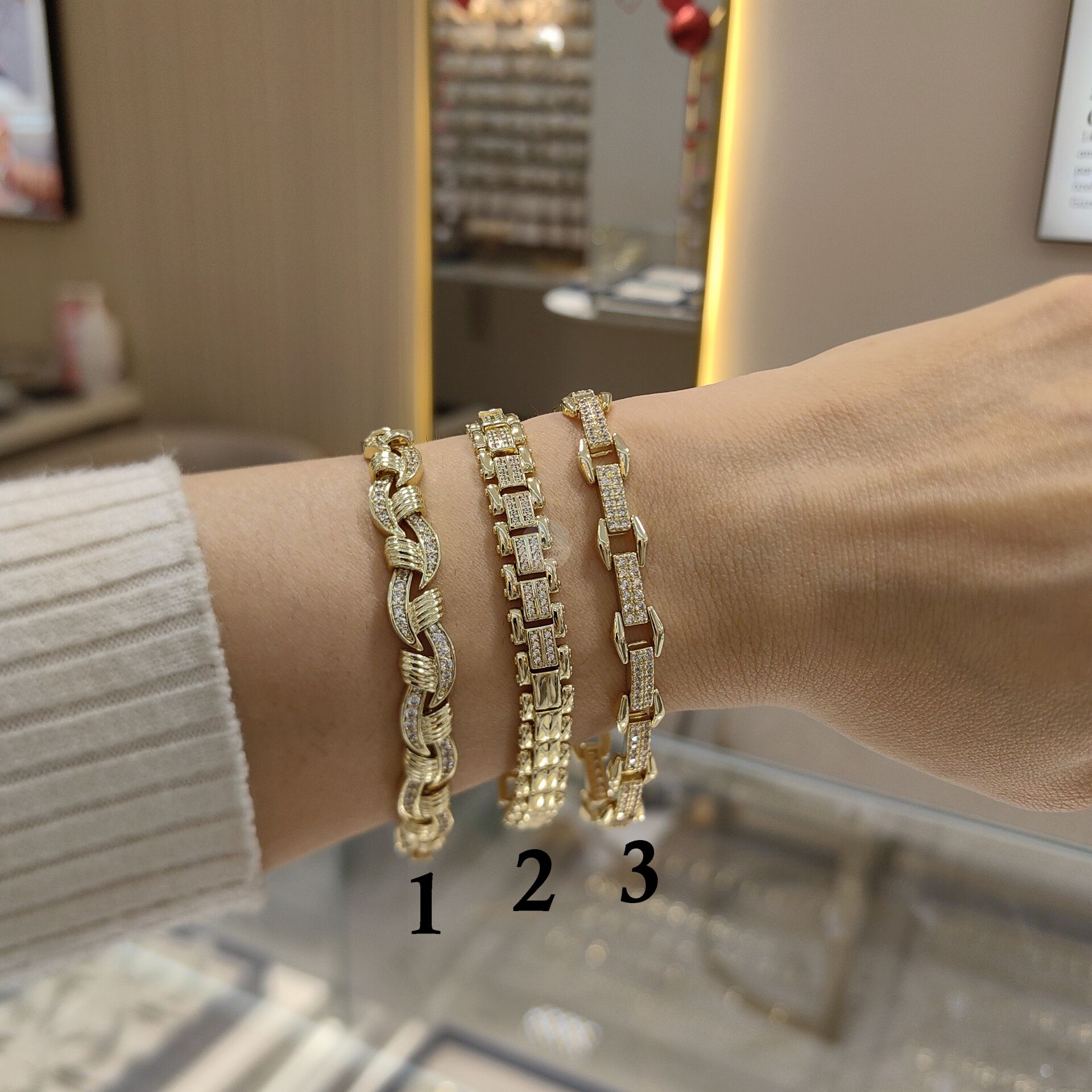 14K VICTORIA YENİ BİLEKLİKLER