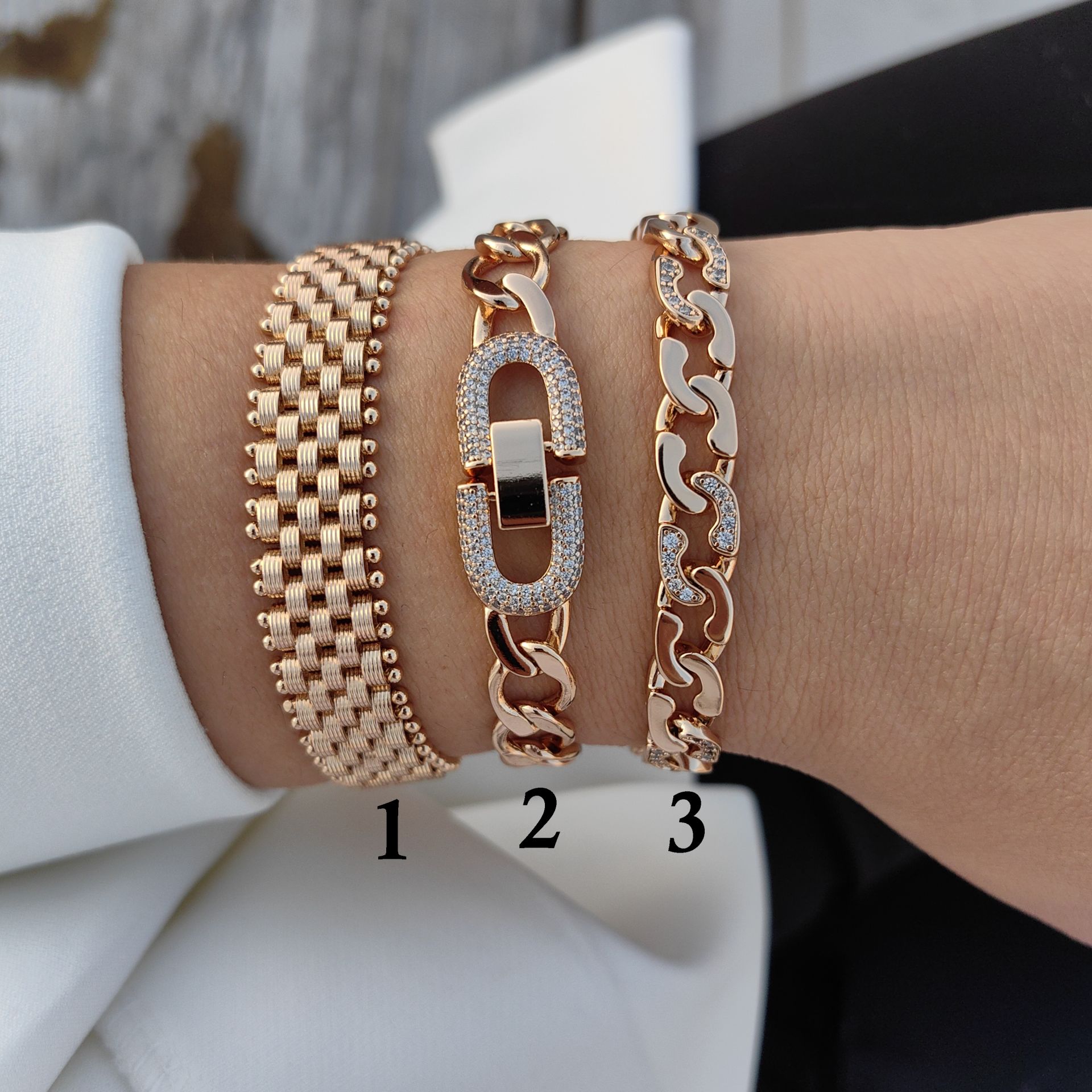 HAFİF ROSE RENK BİLEKLİKLER