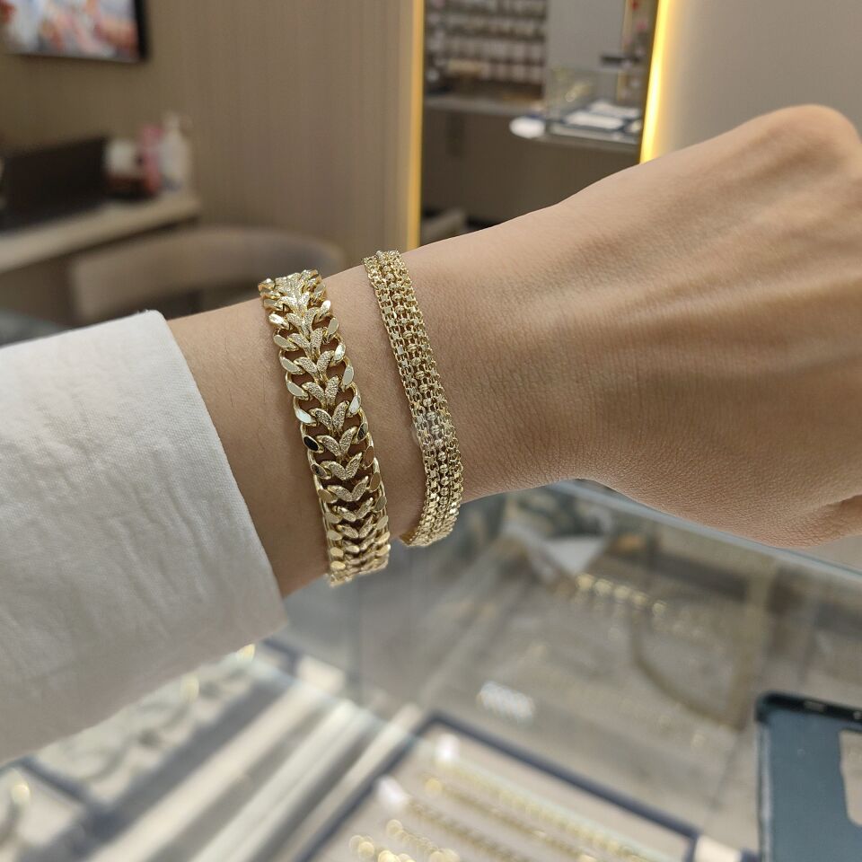 14K ALTIN KAPLAMA BİLEKLİKLER