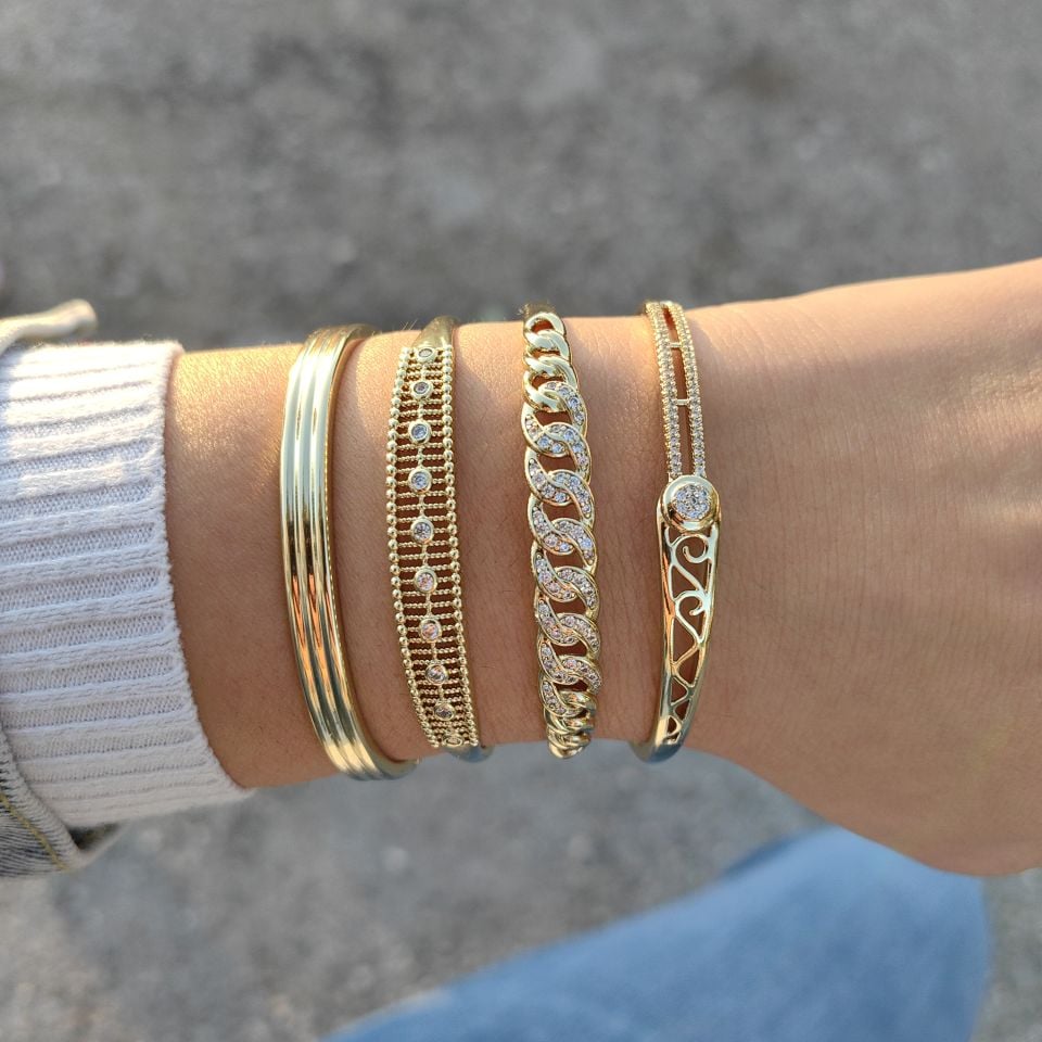 14 AYAR ALTIN KAPLAMA KELEPÇELER