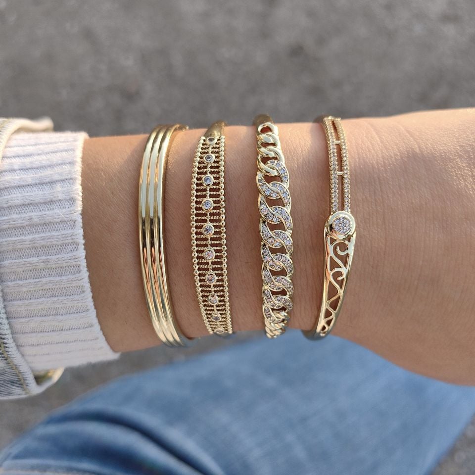 14 AYAR ALTIN KAPLAMA KELEPÇELER