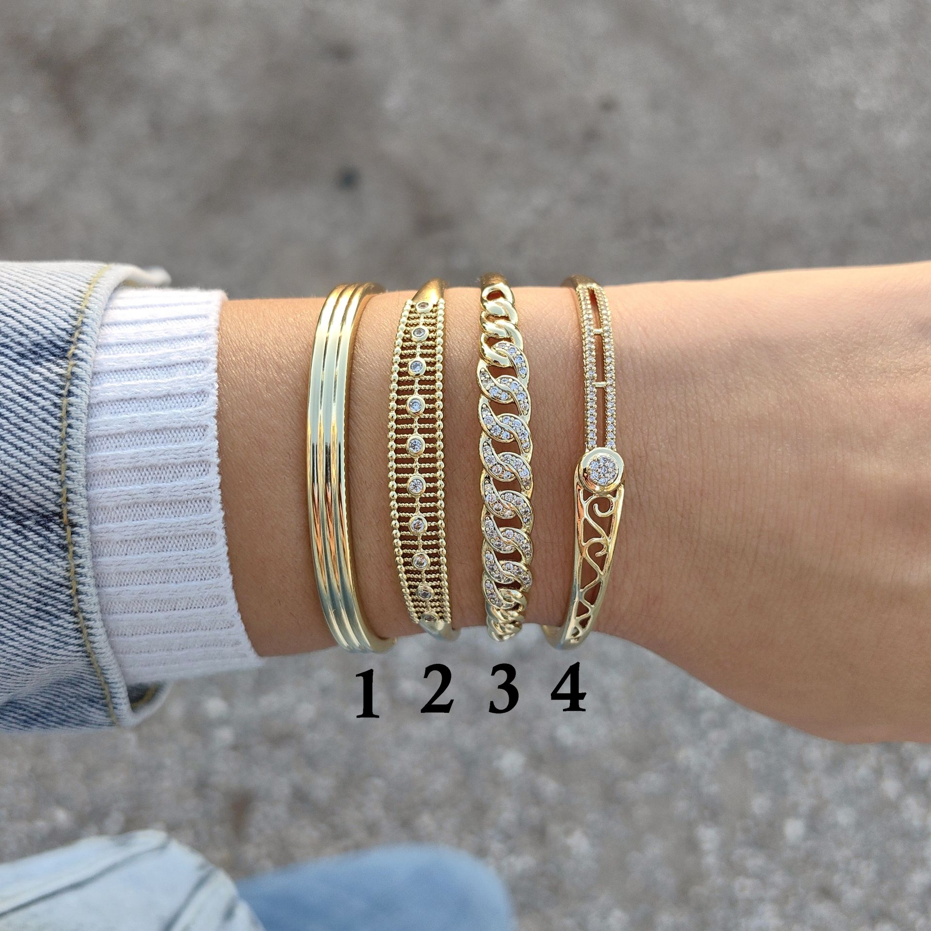 14 AYAR ALTIN KAPLAMA KELEPÇELER