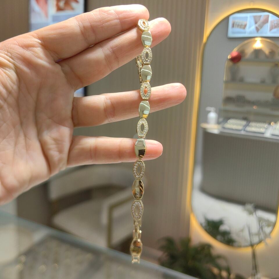 14K ALTIN KAPLAMA BİLEKLİK