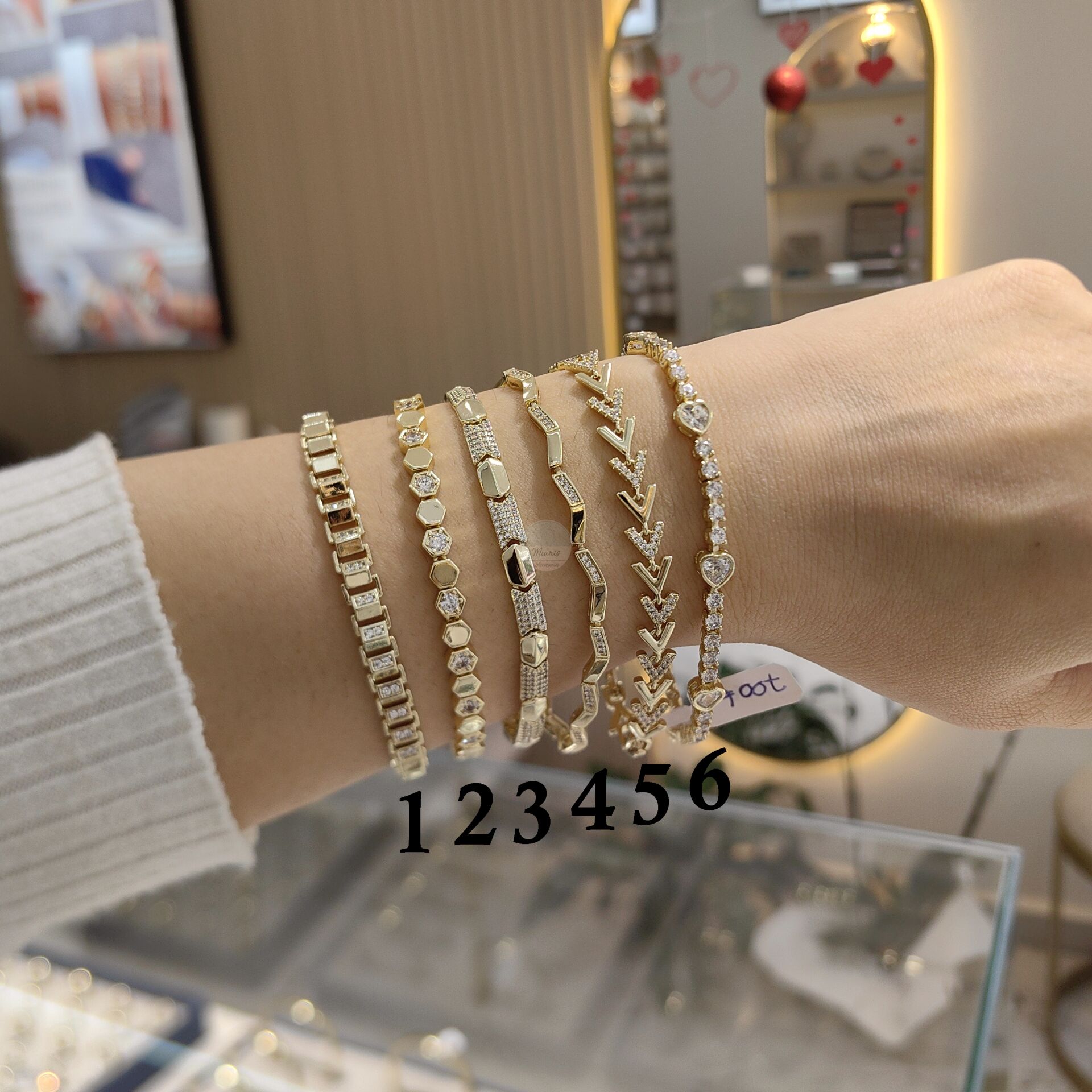 14K ALTIN KAPLAMA ELEGANT BİLEKLİKLER