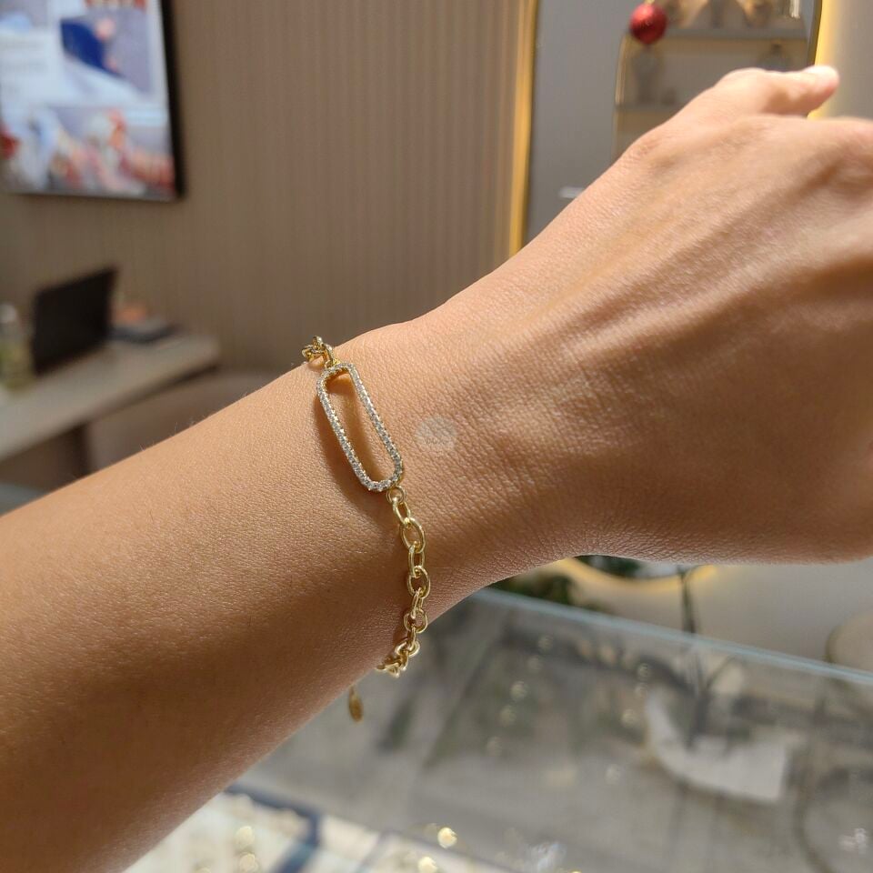 14K ALTIN KAPLAMA BİLEKLİK