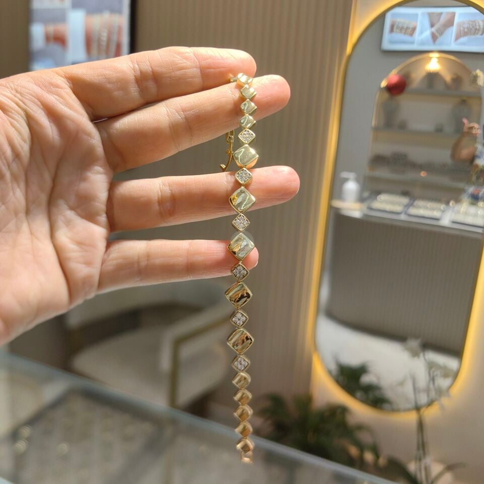 14K ALTIN KAPLAMA BİLEKLİK